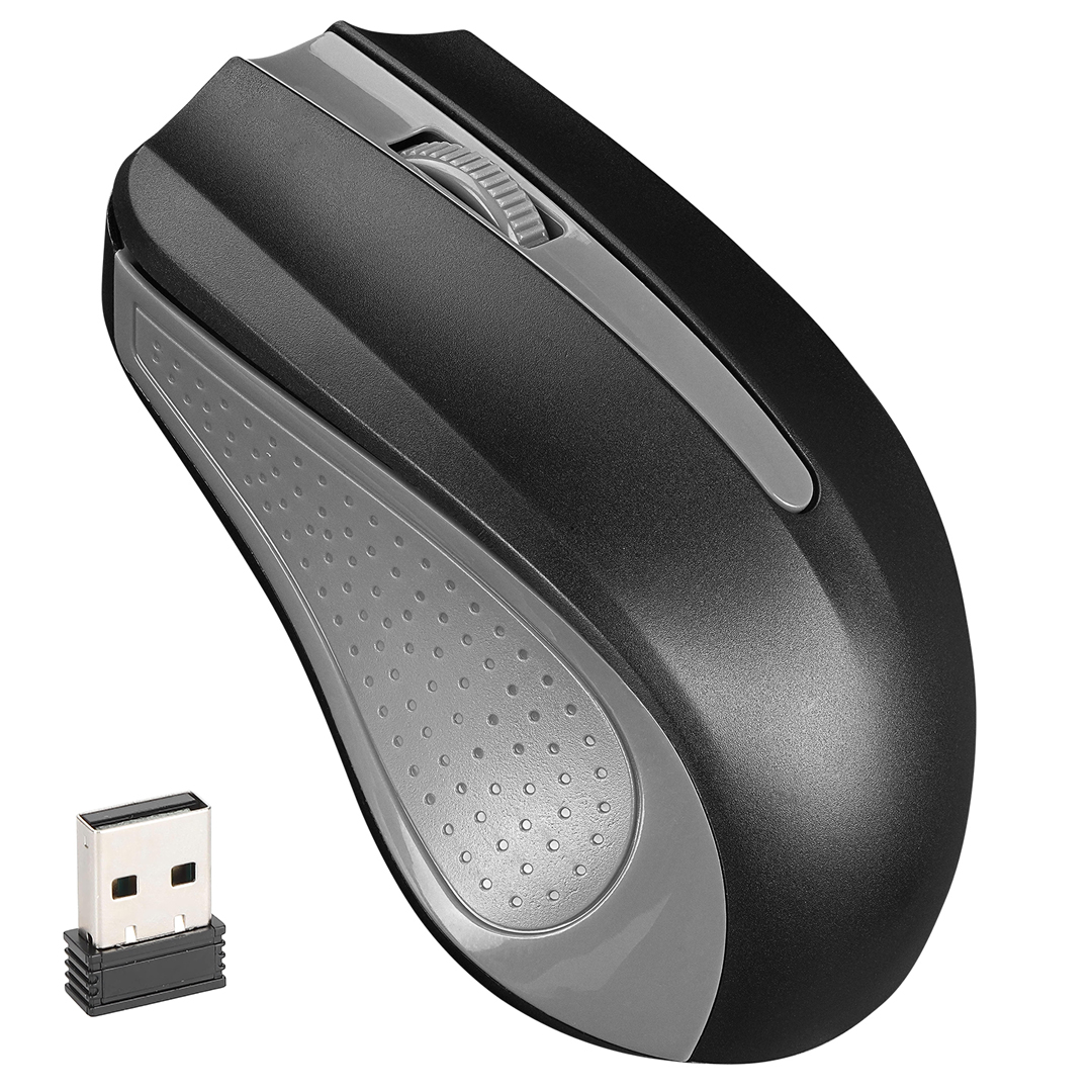 M0932-EVEREST SM-537 USB GRİ/SİYAH 2.4GHZ 1600DPI KABLOSUZ 5 METRE MENZİL OPTİK MOUSE